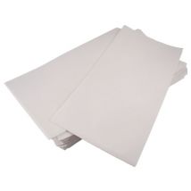 90x90cm Tamask White Table Cover (10 x 25)