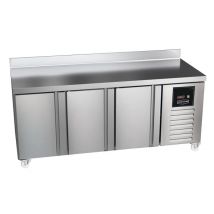 Sterling Pro Green SPI-7-180-30 3 Door Refrigerated Counter with 100mm Splashback, 452 Litres