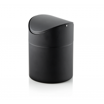 Table top bin Black
