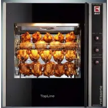 Ubert Topline RT406, Pass Thru Hot Air Electric Rotisserie - 6 Spits