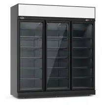 Combi Glass Door Display Fridge INS-1530R BL