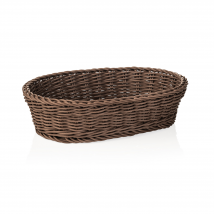 Weaver Pro Oval Basket 28x16x8 cm Brown Polypropylene