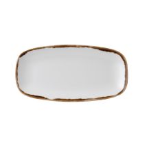 Dudson Harvest Oblong Chefs Plates Natural 355 x 189mm (6 pack)