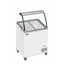 Tefcold IC201SCE + CANOPY  Scoop Ice Cream Display