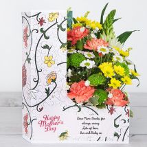 Mother's Day Flowers with Spray Carnations, Stallion Spray Chrysanthemum, Santini and Gypsophila