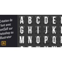 Découverte de Fontself pour Photoshop et Illustrator