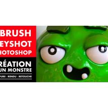 Créer un gentil monstre 3D avec ZBrush, Keyshot et Photoshop