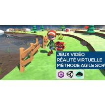 Formation Jeux Vidéos 3D, Réalité Virtuelle, C# Unity & Agile SCRUM