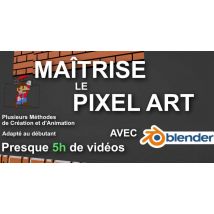 Blender Création et animation en pixel art 8 bits