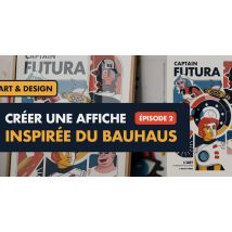 Créer une affiche inspirée du mouvement graphique Bauhaus