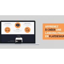 Créer une landing page flat design avec Photoshop