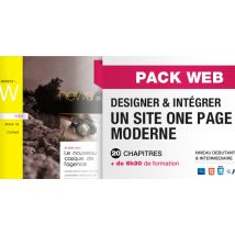 PACK WEB : Designez et Intégrez un site onepage