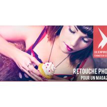 Développer et retoucher une photo pour une pub de magazine