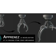 Apprendre la modélisation et le rigging d'une pince mécanique dans 3ds Max