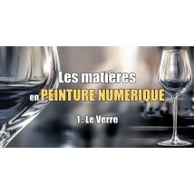 Les matières en peinture numérique - 01 Le verre