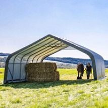 Abri chevaux de 49.6m2 - Larg. 6.70m x long. 7.30m