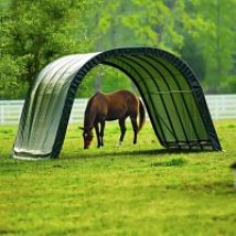 Abri en toile complet pour chevaux de 22.6m2
