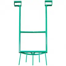 Fourche bÃªche Guerilu 5 dents, poignÃ©es dÃ©montables - Biofourche en acier galvanisÃ© - Vert