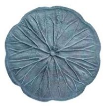Pas japonais Lotus en fonte - Gris bleu