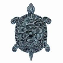 Pas japonais Tortue en fonte - Gris bleu
