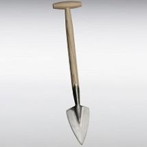 Pelle Ã  plantation Sneeboer en inox et frÃªne