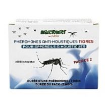 PhÃ©romones anti-moustiques tigres pour piÃ¨ge extÃ©rieur - Pack 2 mois