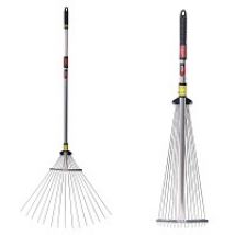 Rateau Ã  feuille extensible - manche tÃ©lÃ©scopique 166cm
