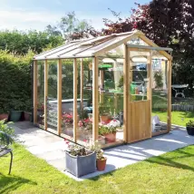 Serre de jardin en bois ALTON Six - CÃ¨dre rouge 5,18m2
