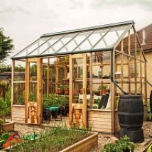 Serre de jardin en bois Classic Planthouse Ten Gabriel Ash - 6 panneaux