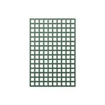 Treillage en bois L.1,5m x l.1m - vert- panneau rectangle, maille carrÃ©e 75mm