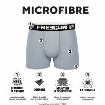 Pack Surprise de 4 Boxers Freegun microfibre Bébé garçon