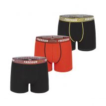 Lot de 3 Boxers Freegun coton garçon Never Stop 8/10 ans