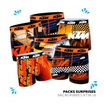 Pack surprise de 6 boxers homme 2XL