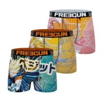 Lot de 3 boxers microfibre Homme Dragon Ball Z San Goku, Vegeto, Buu | FREEGUN L