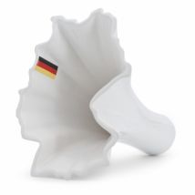 Deutschland Vase Weiß mit Flagge von Royal Goedewaagen