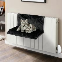 Vinsani Plush Cat Radiator Bed - Cosy & Washable Cover