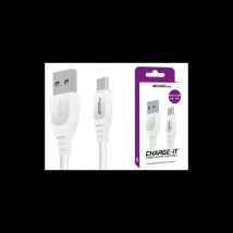 Advanced Accessories 3m Micro Usb Cable - White