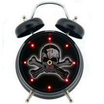 Gtp Double Bell Quartz Alarm Clock - Loud Chime, Traditional Design