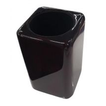 Miniture Solid Wood Desk Pen Holder - For Pens & Pencils