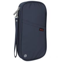 Vinsani Navy Blue Deluxe Passport Organiser
