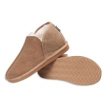Nordvek Suede Boot Slippers With Rubber Sole - Men's