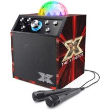 X Factor Bluetooth Disco Cube Speaker With Integrated Light Show - Compact Portable