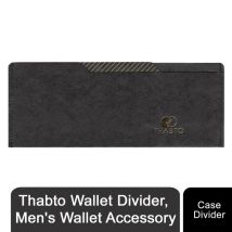 Lilanch Thabto Wallet Divider Card & Cash Organiser For Men - Slimline & Durable