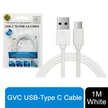 Gvc Usb To Type C Cable - 1m | Fast Charging & Syncing For Phone & Pad