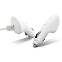 Fx Factory White Usb Car Charger - 1000ma Output