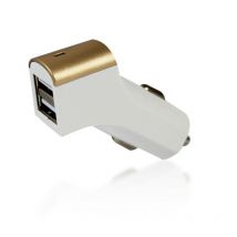 Fx Factory Gold Twin Socket Usb 2.1a Car Charger