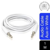 Gvc 3.5mm Stereo Aux-in Cable - 1 Metre White