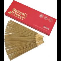 Natural Choice Incense Rose Incense Sticks (100g) - Slow Burning, Natural Herbs & Oils