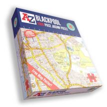 A To Z Blackpool 1000 Piece Jigsaw Puzzle - Detailed Map