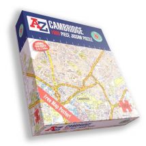 A To Z Cambridge Map 1000 Piece Jigsaw Puzzle - Detailed City Streets